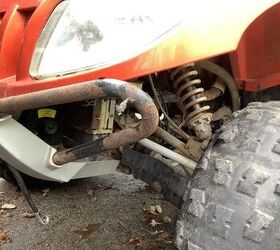 bent frame project or parts does not turn well winch 4x4 independent rear