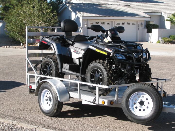 dream priced outlander max xt 650 with aluminum trailer included