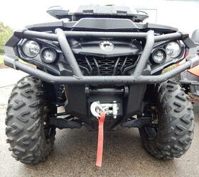 1 owner low miles power steering can am storage box 3000lb warn winch efi