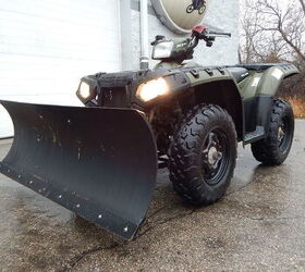 60 cycle country plastic plow 2500lb polaris winch automatic fuel injected