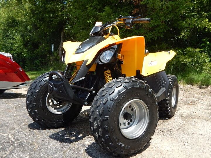 stock automatic reverse 4 stroke hop on 2015 can am ds 90there s no