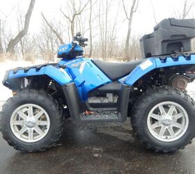 rear top box 2500 lb polaris winch irs fuel injected