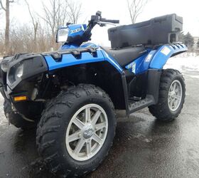 rear top box 2500 lb polaris winch irs fuel injected