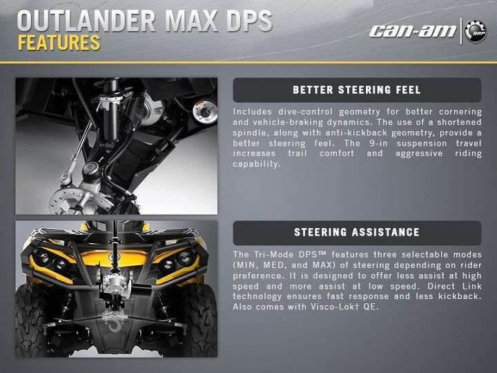 info2015 can am outlander max dps 500all the flexibility to customize the way