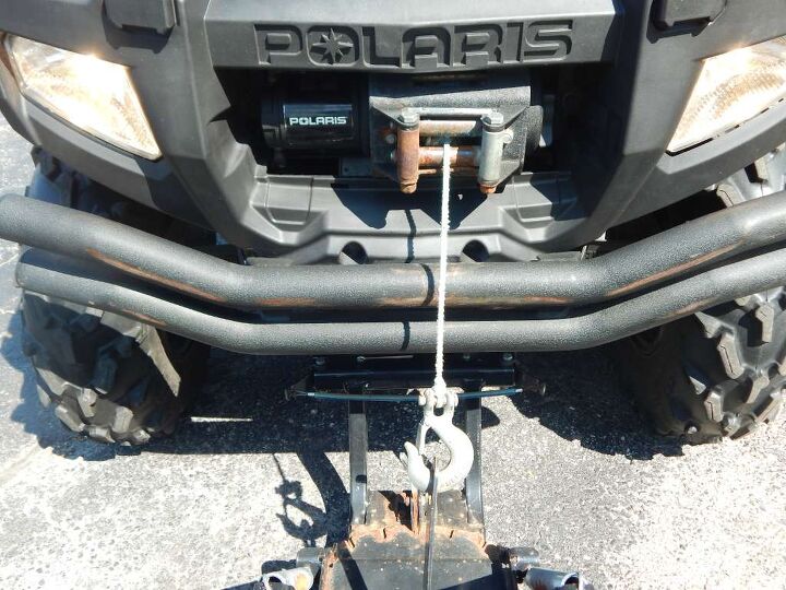 60 plow polaris winch automatic 4x4 irs big bumper clean