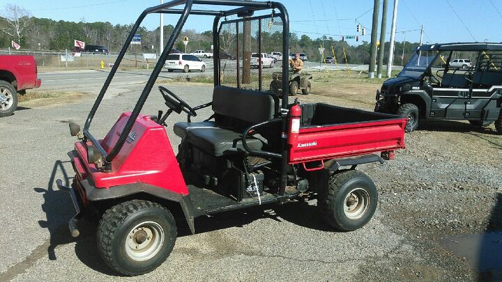 kawasaki mule 2500 2wd in average to good shape got bed liner