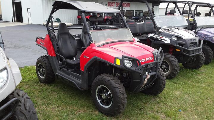 very nice used 2008 polaris rzr 800 with winch 1 2 windshield roof front and rear