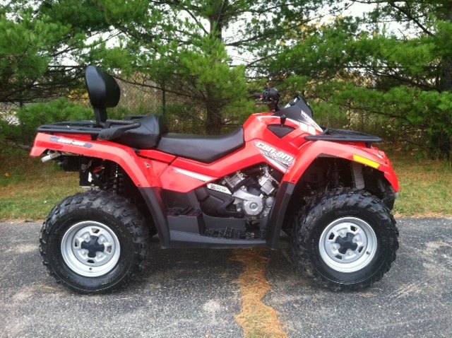 strong running adult owned can am outlander max 800 efi 4x4 this 2 up atv has
