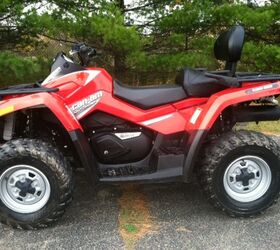 strong running adult owned can am outlander max 800 efi 4x4 this 2 up atv has