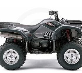 very nice used atv with big horn tires winch and plow like new