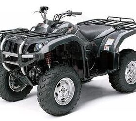 very nice used atv with big horn tires winch and plow like new