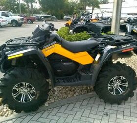 outlander max 800rthis atv comes with itp wheels wrapped in high