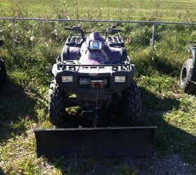 used fourwheeler for sale in michigan feady to go winch and plow 4x4