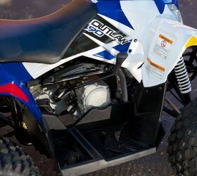 2013 polaris outlaw 90 boardwalk blue and white