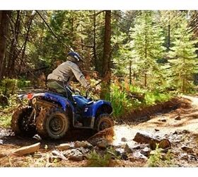 real world ruggedthe grizzly 450 tackles tough terrain and even