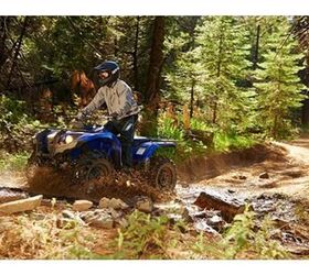 real world ruggedthe grizzly 450 tackles tough terrain and even