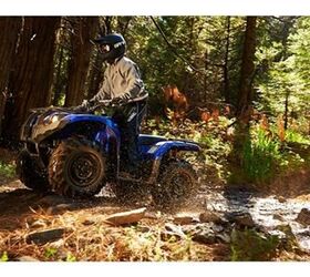 real world ruggedthe grizzly 450 tackles tough terrain and even