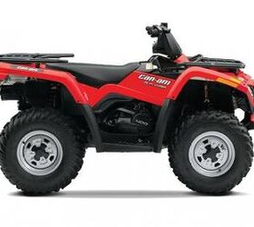 the outlander 400 features the most power and best power to weight ratio in its