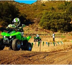 compact sport atv delivers big funthe kfx90 atv is well suited