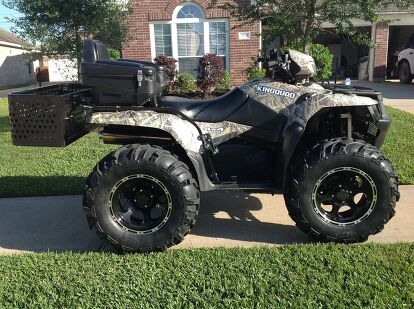 SUZUKI  2007  KINGQUAD 700 4x4 AUTOMATIC/ With ATV WINCH and REAR DETACHABLE BASKET /with Passage Set and STORAGE COMPARTMENT 