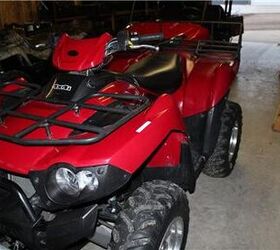 like new warn winch cycle country plow system aluminium wheels and rear rack