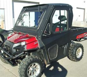 this unit is loaded up with stuff this unit has the polaris pro steel cab with