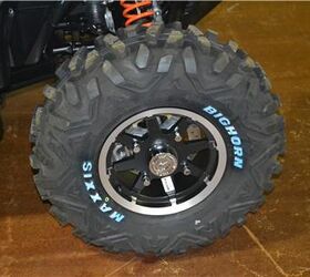 limited edition featuresmaxxis bighorn tires on 12 black crusher aluminum