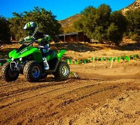 compact sport atv delivers big funthe kfx90 atv is well suited