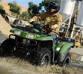 compact four wheel drive atv delivers maximum utility and