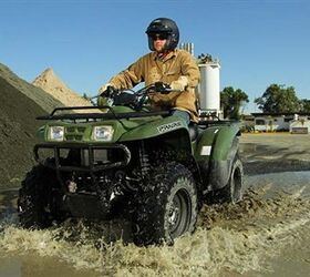 compact four wheel drive atv delivers maximum utility and