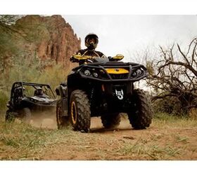 there s a can am outlander atv for any ride you can imagine bursting past friends