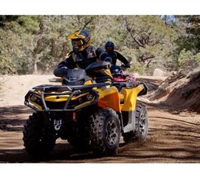 there s a can am outlander atv for any ride you can imagine bursting past friends