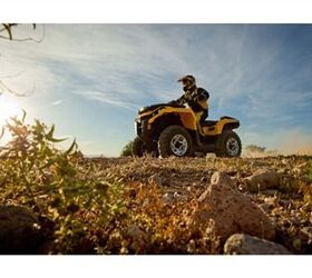 there s a can am outlander atv for any ride you can imagine bursting past friends