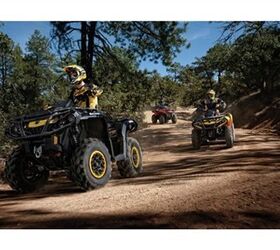 there s a can am outlander atv for any ride you can imagine bursting past friends