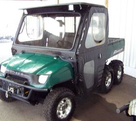 the new redesigned 2005 polaris ranger 6x6 is the largest capacity and highest