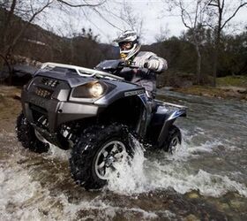 ultimate atv features power steering a more powerful v twin and alloy wheels