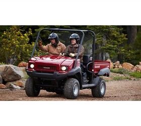 selectable 4wd and a powerful v twin help get things done when