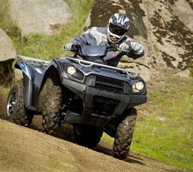 ultimate atv features power steering a more powerful v twin and alloy wheels