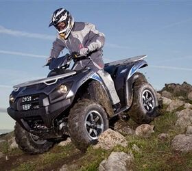 ultimate atv features power steering a more powerful v twin and alloy wheels