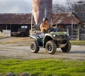 ultimate atv features power steering a more powerful v twin and alloy wheels