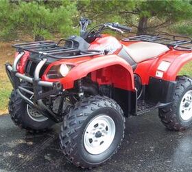 strong running yamaha grizzly 660 4x4 with just 1100 miles has push button 4x4