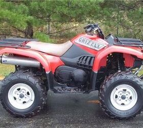 strong running yamaha grizzly 660 4x4 with just 1100 miles has push button 4x4