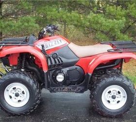 strong running yamaha grizzly 660 4x4 with just 1100 miles has push button 4x4