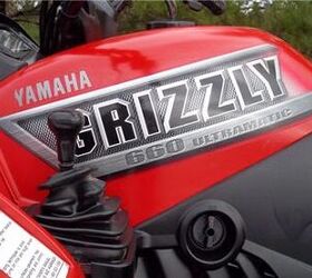 strong running yamaha grizzly 660 4x4 with just 1100 miles has push button 4x4