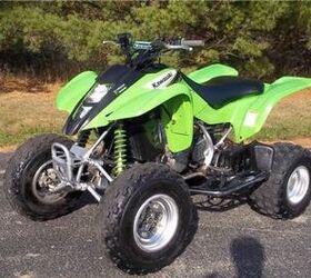 good running kxf400 sport quad that built for a ton of fun this 400cc 4 stroke