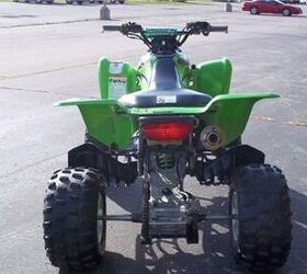 good running kxf400 sport quad that built for a ton of fun this 400cc 4 stroke