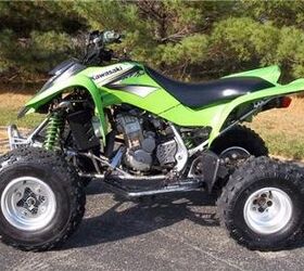 good running kxf400 sport quad that built for a ton of fun this 400cc 4 stroke