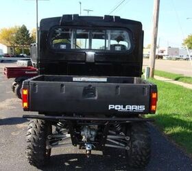 2008 polaris ranger xp limited edition w full cab and plow excellent