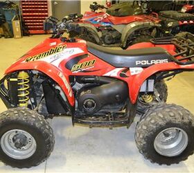 2002 polaris scrambler medina location 500 4x4 red stk u1555