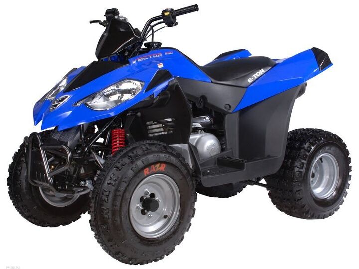 the vector 250 is e ton s top of the line atv for young adults powerful and